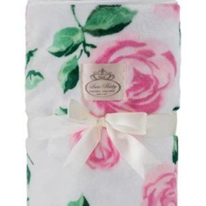 Plush Velvoa Luxe Baby Blanket Floral - Bella